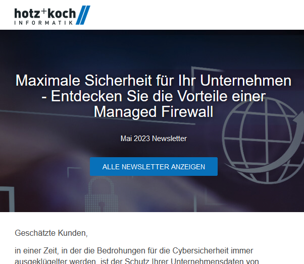 Maximale Sicherheit für Ihr Unternehmen - Entdecken Sie die Vorteile einer Managed Firewall